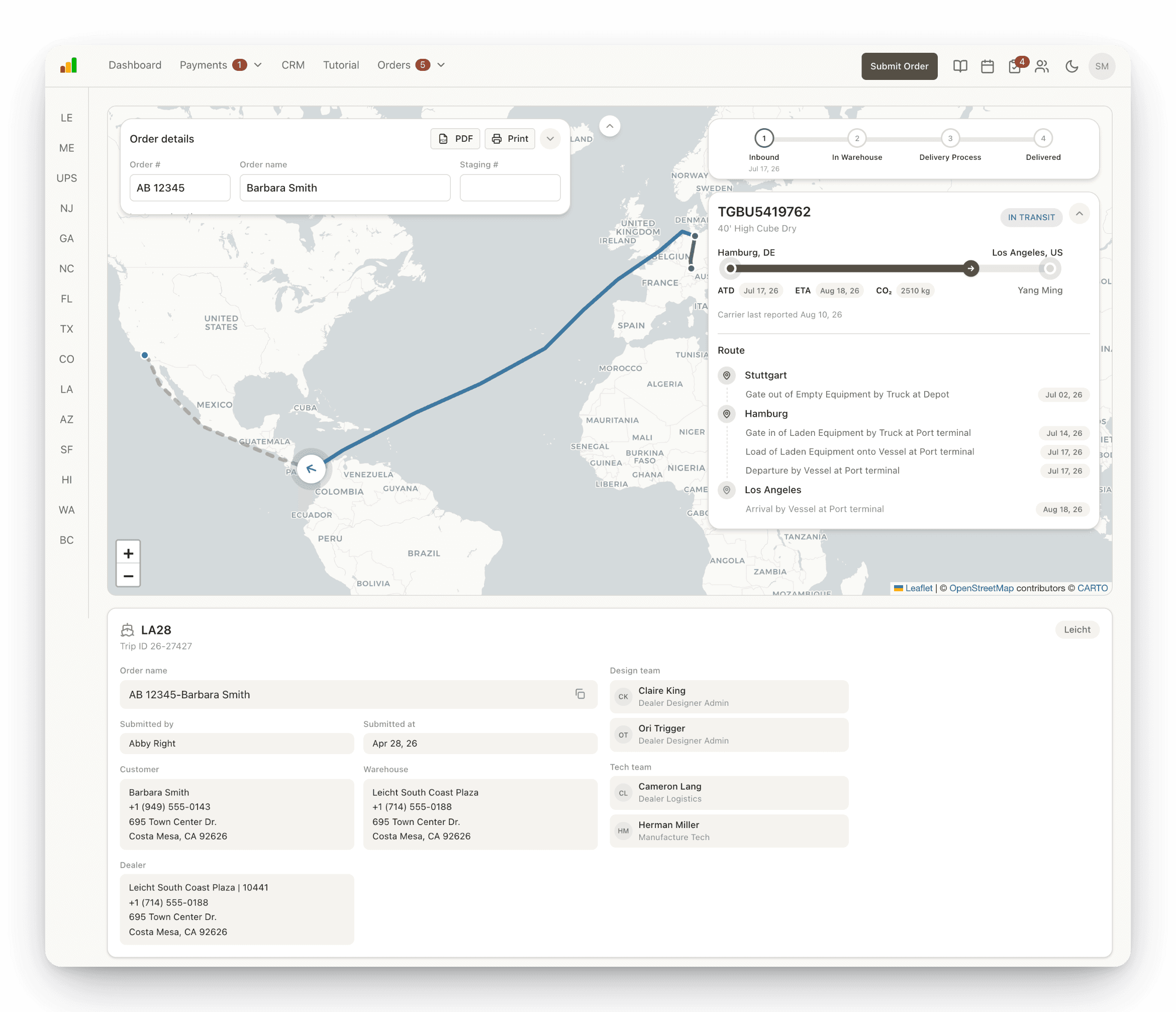 Dashboard preview