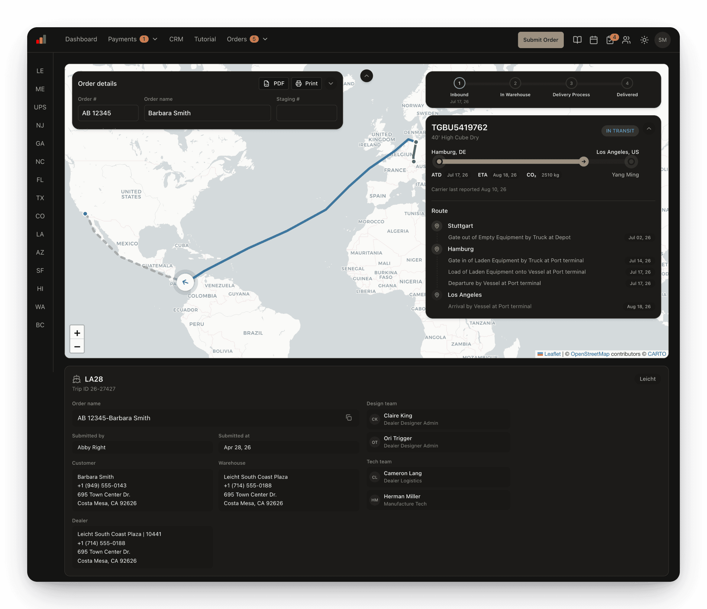 Dashboard preview